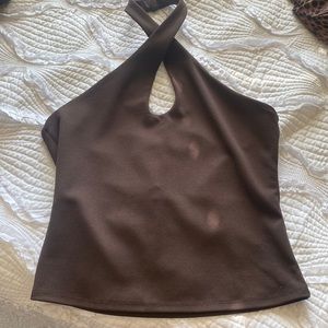 H&M brown top